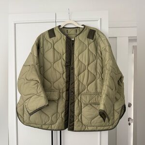 Frankie Shop TEDDY QUILTED JACKET